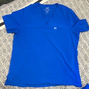 Royal Blue Lago Scrub Top